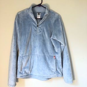 North Face Light Blue Pullover Size Large
